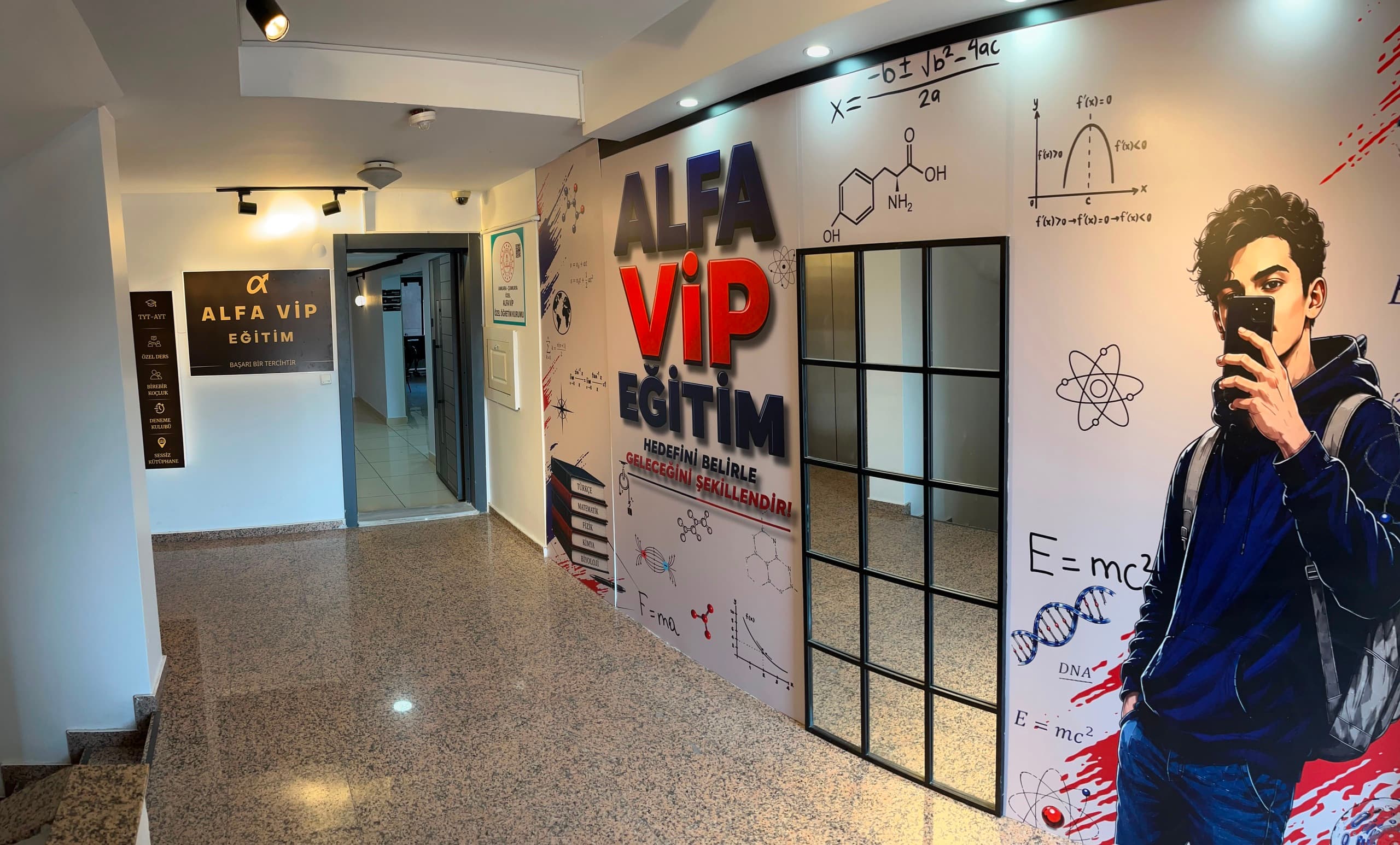 Alfa VİP Eğitim giriş holü